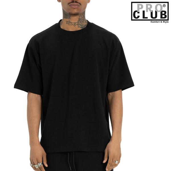 Rakuten - PRO CLUB / プロクラブ「Heavy Weight Wide Performance T-shirts Black」ヘビーウェイト パフォーマンス 半袖 Tシャツ ブラック ワイド ビッグサイズ オーバーサイズ メンズ 男性 ストリート ヒップホップ 大きいサイズ B-BOY HIPHOP