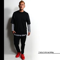 DEMILY(デミリー)MA-1ライクTシャツ【BLACK:ブラック】【半袖】【MA-1調デザインTシャツ】【無地】【クルーネック】【S/M/Lサイズ】【メンズ】【2017春夏新作】【あす楽】