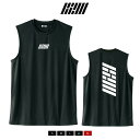 楽天B2WB2W SPORTS「Vertical Logo Dry N/S Tee Black」 バーチカル ロゴ プリント ノースリーブ Tシャツ ドライ フィット ゴルフウェア トレーニングウェア ジム ジムウェア 速乾 ジャージ素材 スポーツ アウトドア スポーツ メンズ レディース ユニセックス