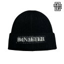 「B4NAFTER Beanee Cap Black」ビフォーアンドアフター ニット キャップ ニット帽 デザイン 帽子 ブラック カジュアル メンズ レディー...