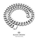 BLACK CROWNuMiami Cuban Link Necklace 9mm/11mm~50cm/60cmvubNNE }CA~L[o `F[ lbNX Vo[ BC ANZT[ XeX AM[ Ή Xg[g [h qbvzbv v[g Mtg Y 약