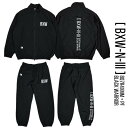 BXWuNylon Track Setup Jacket & Pants Blackv iC gbN ZbgAbv W[W Xg[g ubN [h g[jO X|[eB[ JWA Y 2024 V ʌi