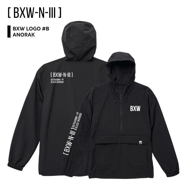 BXW֡BXW LOGO Nylon Anorak Parka #B Blackץåȥ饤 ʥ Υå ѡ ȥ...