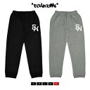 CODENAME / コードネーム 「CN BB Logo Sweat Pants」ベースボール ロゴ プリントスウェット パンツ ウエストゴム ブラック/グレー ストリート アメカジ ルード カジュアル ユニセックス メンズ レディース 新作 B2W