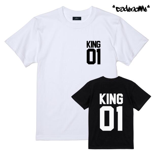 【CODENAME / コードネーム】「”KING” S/S T-Shirts Black/White」キング ナンバリング プリント クルー Tシャツ 半袖 T ブラック/ホワ..