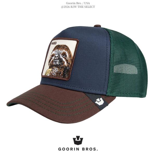 Rakuten - Goorin Bros. / グーリン ブラザーズ「Tricolor Sloth MULTI COLOR」ナマケモノ キャップ 帽子 メッシュキャップ 刺繍 ワッペン メンズ レディース 男女兼用 スポーツ アウトドア 旅行 ストリート プレゼント