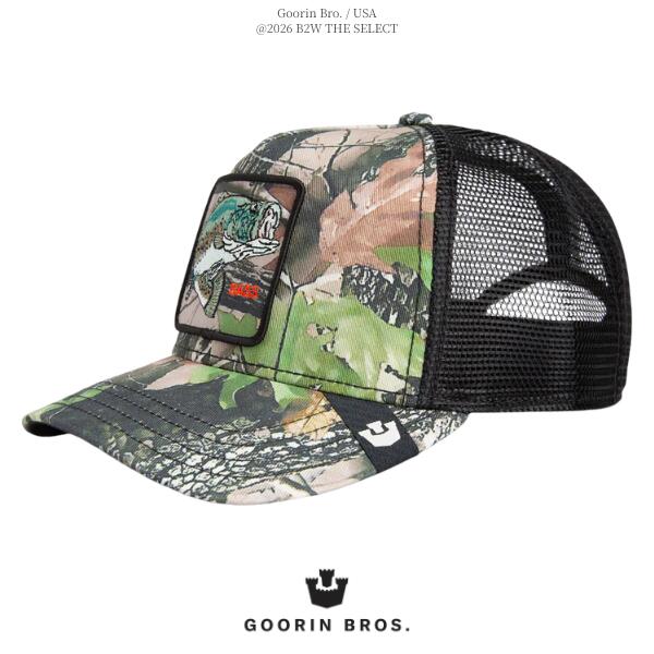 Rakuten - Goorin Bros. / グーリン ブラザーズ「Camouflage Bass」迷彩 カモフラージュ バス 釣り キャップ 帽子 メッシュキャップ 刺繍 ワッペン メンズ レディース 男女兼用 スポーツ アウトドア 旅行 ストリート プレゼント