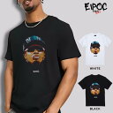 【EIPOC PARIS / アイポック パリス】「"TANK" S/S T-Shirts Black/White」プリント クルー Tシャツ 半袖T バックプリント ブラック/ホワイト ストリート ルード カジュアル ユニセックス メンズ レディース ビッグサイズ ボクシング パロディ 新作 B2W