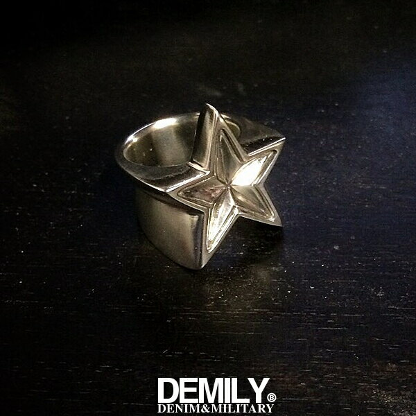 楽天B2WSALE 在庫限り DEMILY デミリー スターリング [STAR RING] SILVER シルバー 指輪 シルバーアクセサリー メンズ/レディース 送料無料