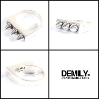 DEMILYデミリー【2015新作】【FOLT掲載ブランド】【送料無料】【stuzseries】STUZRING:スタッズリング【SILVERシルバー】【指輪】【シルバーアクセサリー】【メンズ/レディース】