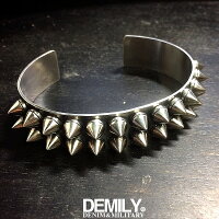 DEMILYデミリー【2015新作】【FOLT掲載ブランド】【送料無料】【stuzseries】STUZBANGLE:スタッズバングル【SILVERシルバー】【ブレスレット】【腕輪】【シルバーアクセサリー】【メンズ/レディース】