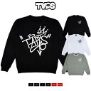 B2W × TAPS / タップス「"TAG" Logo Crew A」タギング ロゴ プリント クルー トレーナー 裏パイル バックロゴ ブラック/ホワイト/グレー ストリート ルード カジュアル ユニセックス メンズ レディース 新作 B2W