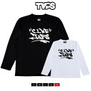 B2W × TAPS / タップス「"TAG" Logo L/S T-Shirts B」タギング ロゴ プリント クルー ロング Tシャツ ロンT ブラック/ホワイト 長袖 ストリート ルード カジュアル ユニセックス メンズ レディース 新作 B2W