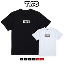 B2W × TAPS / タップス「Box Logo S/S T-Shirts」ボックス ロゴ プリント クルー Tシャツ 半袖T ブラック/ホワイト ストリート ルード カジュアル ユニセックス メンズ レディース ビッグサイズ 取扱 新作 B2W