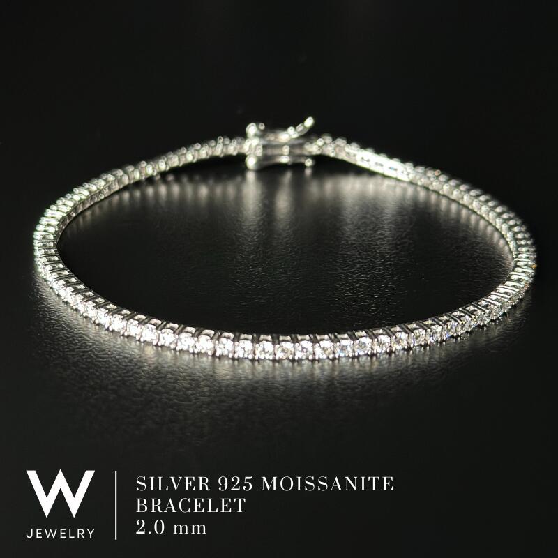 楽天市場】ブレスレット メンズ（種類（宝石）モアサナイト