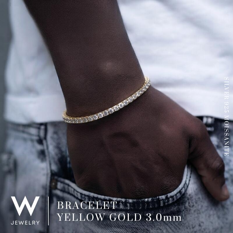 楽天市場】18k ブレスレット（種類（宝石）モアサナイト）（ジュエリー