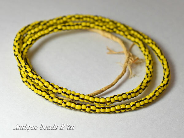 【1802】ANTQヴェネチアカンネッテ小粒ビーズ一連I 【とんぼ玉】【ビーズ】【パーツ】【チェコビーズ】..