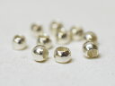 【2501】カレンシルバー扁平丸型小粒ビーズ10個セットK(Φ3.0mm)【とんぼ玉】【ホワイトハート】【ビーズ】【パーツ】【アンティークビーズ】【インディアン...
