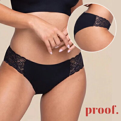 吸水ショーツ 生理 proof サイドレース タイプ ローライズ＆サイドレース The Lace C