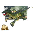恐竜 ラジコン ロボット おもちゃ RC ラプトル ヴェロキラプトル ラジコン 鳴き声 噴霧 ジュラシックワールド ジュラシックパーク 化石 プレゼントに最適
