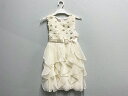 大特価!SALE セール ロンドン直輸入商品 白いバラがいっぱいスパンコールが散りばめられたオフホワイトカラーのドレス 6歳(116cm)送料無料(沖縄、離島は対象外)