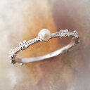 K10PG/WG ベビーパール リング【送料無料】【品質保証書】【代引手数料無料】指輪 人気 可愛い ギフト 誕生日 プレゼント ホワイトデー クリスマス・ホワ...