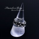 ユニセックス 【 ステンレス 】 デザイン リング 【 送料無料 】 バンドリング ステンレススチール 指輪ブラック ジルコニア [ 3号 5号 6号 7号 9...