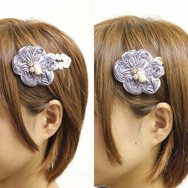 フラワー パール ヘアーアクセサリー グレー ネイビー ワイン 大きな 花 flower 大きめ スリーピン ヘアアクセ ヘアアクセサリー ヘアーアクセ 髪かざり ヘア ヘアー ピン ヘアピン ヘアーピン カワイイ ふわふわ やさしい 紺 赤 えんじ メール便 バースデープレゼント