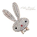 ピンクゴールド アクセント 小物使い メンズ 男性 ブローチ うさぎ ラビット rabbit men's accessory brooch メンズアクセ 可愛い...