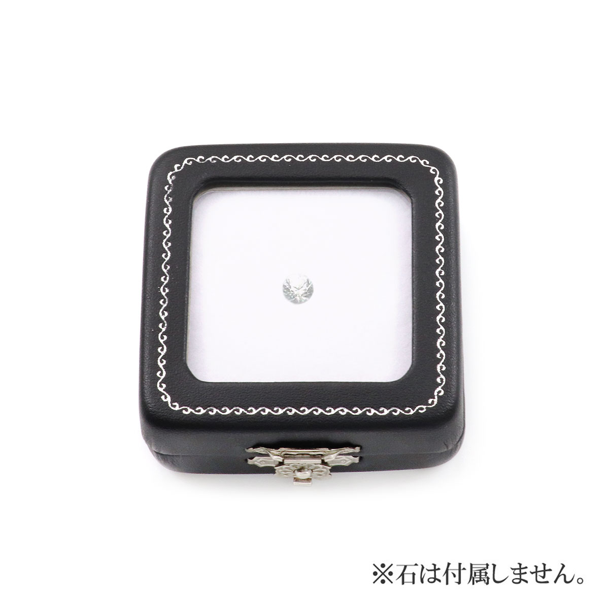 【12個セット】 ルース ケース アクセサリー ジュエリー 用品 箱 ボックス 保管 ルースケース 保存 収納 ディスプレイ 持ち運び 展示 プロ 業務用 宝石 ルース入れ 小物入れ 宝石箱 裸石 手づくり市 コレクション ブラック 黒 白 セット 華奢 シンプル ホワイトデー お返し