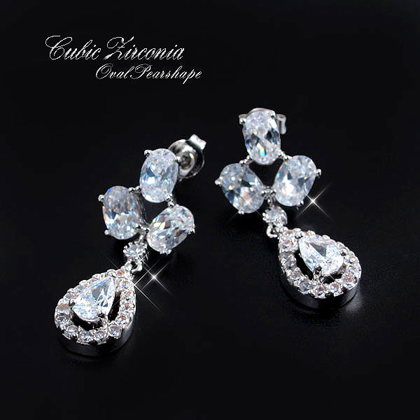 ピアス ゴージャス オーバル＆ペアシェイプピアス レディース 揺れる 可愛いピアス accessory メール便送料無料 アクセサリー 入学式 プレゼント ギフト 誕生日 記念日 レデイース ピアス ドロップ しずく ladies pierce la ホワイトデー お返し