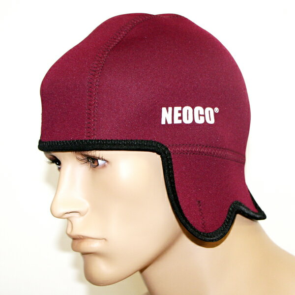 【訳あり】 【あす楽対応】NEOCO HEAD WARMER 9 カラー：エンジ サイズ：フリー