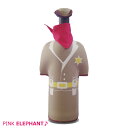 PINK ELEPHANT WINEBOTTLE COVERピンクエレファント ワインボトルカバーカウボーイ