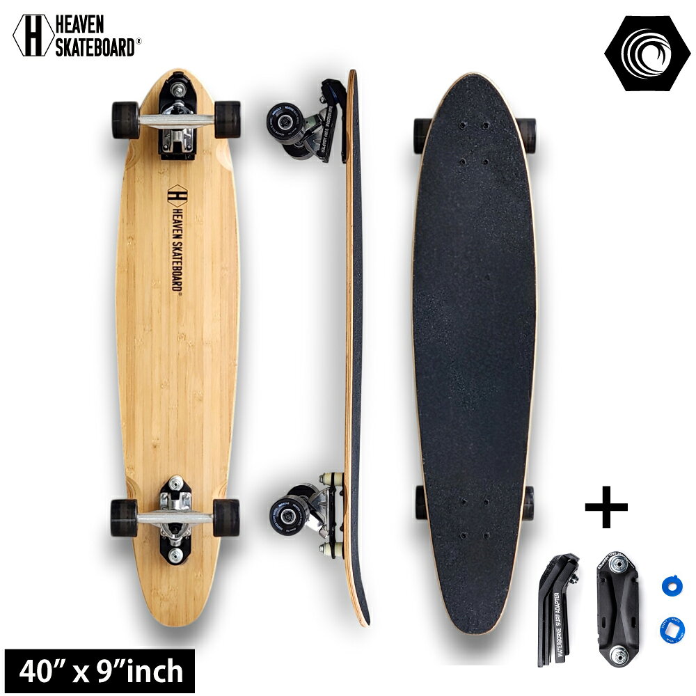 楽天市場】heaven ロングスケートボード bamboo 40の通販