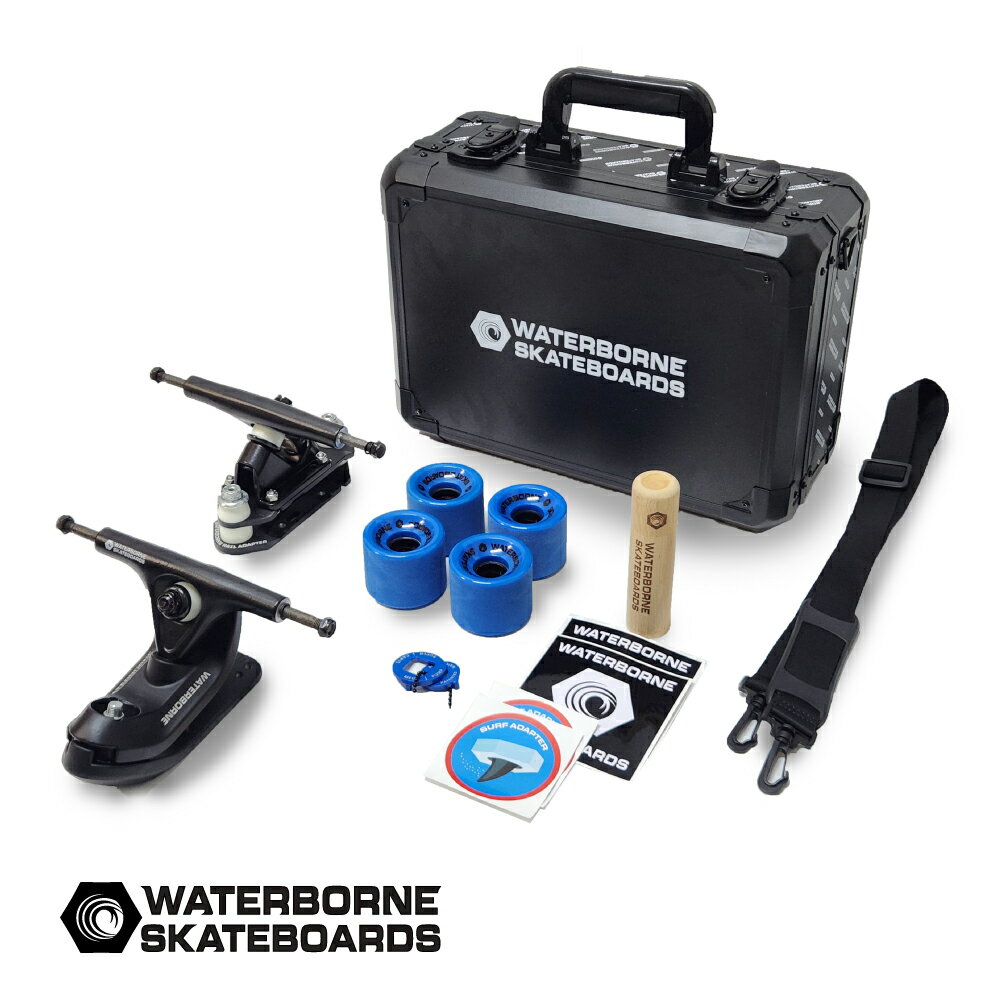 スケートボードトラックアダプター WATERBORNE DREAMPACK SURF TRUCKS ウォーターボーンドリームパック サーフトラック 1台で3パターンが楽しめる魔法のスケボーパーツ サーフスケート ロングスケートボード サーフィン スノボ