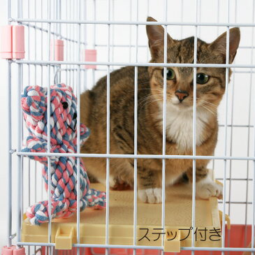 【送料無料】【あす楽対応】広々ビッグサイズ 猫 ケージ にゃんこ向け キャットケージ ペットケージ ゲージ 猫ケージ 大型 留守番 犬用 猫用 キャットケージ ゲージ 犬 猫 多頭飼い 移動らくらくキャスター付 スライドドア うさぎ用 モルモット用 小動物用