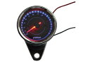 汎用 電気式 LEDタコメーター 13000回転 12V専用 イルミネーション、モンキー、シャリー、ダックス、FTR、TW