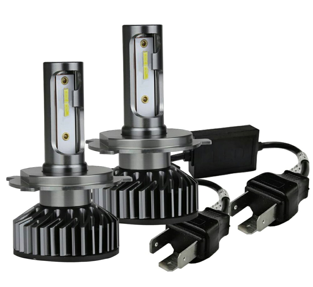 LEDヘッドライト F2 H4 12/24V兼用 24W 3800LM 6000K 2個入りヘッドランプ アルファード イスト クラウン シエンタ ハイエース レジアスエース ピクシス プリウス プロボックス プラド bB FJクルーザー キャラバン バネット クリッパー キューブ モコ