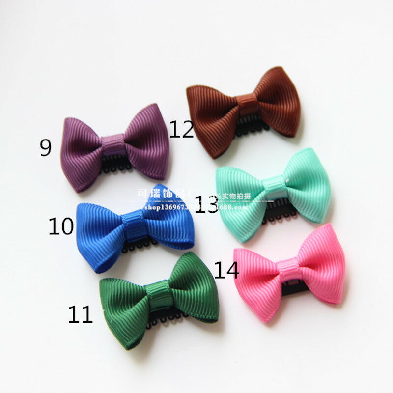 2個セット 赤ちゃんにぴったりサイズ リボンヘアクリップ お食い初め ヘアピン ベビーピン 赤ちゃんりぼん 写真 撮影 小さめ プレゼント おしゃれ ベビー キッズ ハンドメイド ピンク パーティー ペアお揃い シンプル 無地 プレゼント