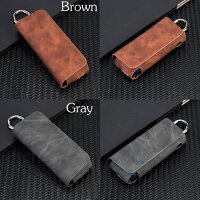【メール便送料無料!!】アイコス3ケースアイコス3ケースIQOS3対応iQOSカバーレザー無地iqos3専用ケースカラビナ付き磁石で開閉便利電子たばこ本体ヒートスティック収納ホルダーiqos3ケース専用ケースカバー