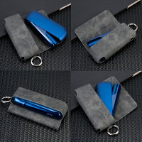 【メール便送料無料!!】アイコス3ケースアイコス3ケースIQOS3対応iQOSカバーレザー無地iqos3専用ケースカラビナ付き磁石で開閉便利電子たばこ本体ヒートスティック収納ホルダーiqos3ケース専用ケースカバー