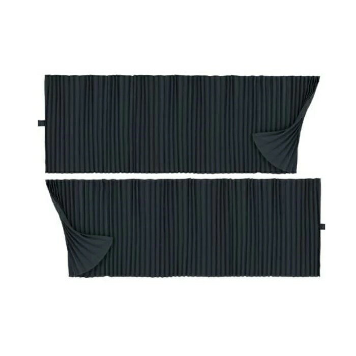 雅(ミヤビ) 遮光 プリーツ スタンダード カーテン 2400×850mm ブラック