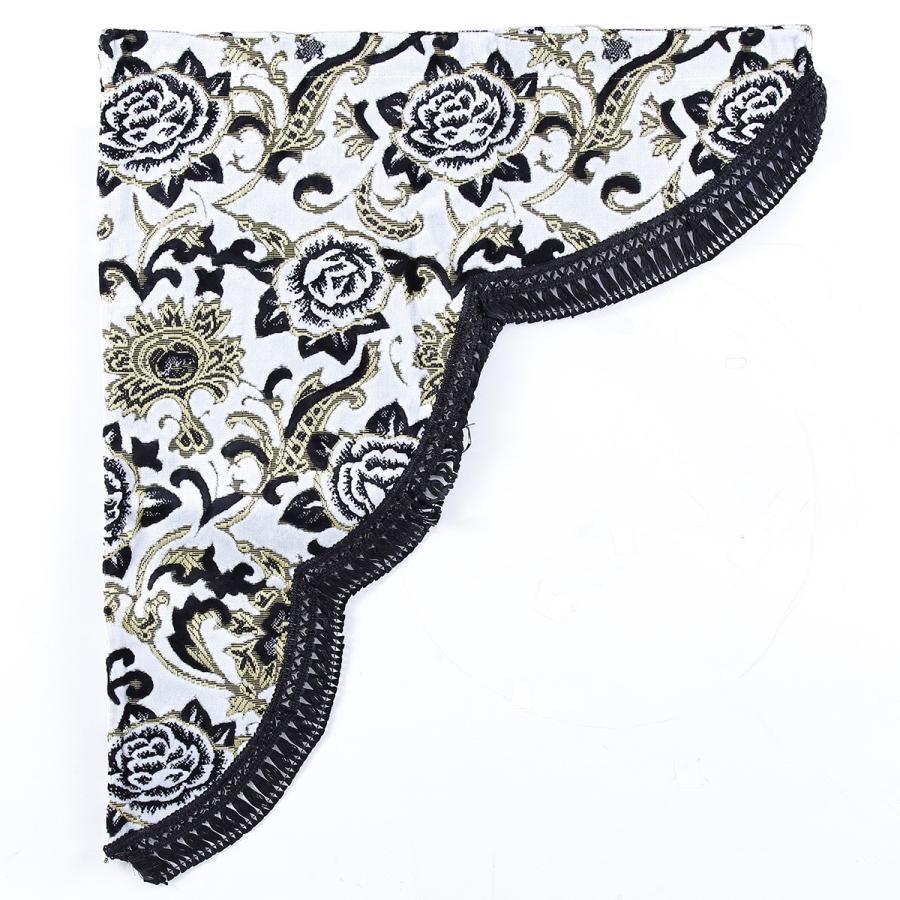 モンブランローズ サイドカーテン Mサイズ(横650x縦750mm) ホワイト自動車/トラック/金華山/低床車/軽トラ/レトロ/日野/三菱/ミツビシ/FUSO/日産/UD/ISUZU/いすゞ/イスズ/プロフィア/レンジャー/スーパーグレート