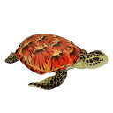 海亀 ぬいぐるみ 亀 レッド 50cm カメ タートル 爬虫類 ドール リアル 大亀 海の生き物 1匹