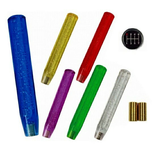 クリスタル シフトノブ 泡 ロング 300mm 各色 ふそう スーパーグレート日野 プロフィア いすゞ UD 久遠 クオン用自動車 アクセサリー シフトノブ 社外 トラック デコトラ シフトチェンジ ギアチェンジ ミッション車 AT車 MT車