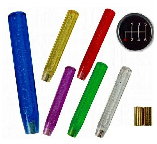 クリスタル シフトノブ 泡 ロング 300mm 各色 日野レンジャープロ用自動車 アクセサリー シフトノブ 社外 トラック デコトラ シフトチェンジ ギアチェンジ ミッション車 AT車 MT車