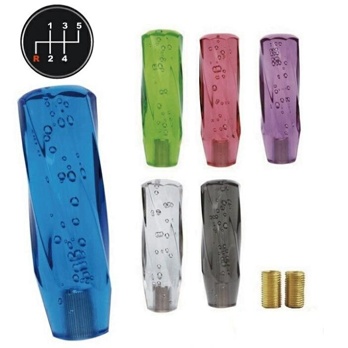 ツイスト シフトノブ 泡 150mm 各色 変換アダプター付き ふそう ブルーテックキャンター 用自動車 アクセサリー シフトノブ 社外 トラック デコトラ シフトチェンジ ギアチェンジ ミッション車 AT車 MT車