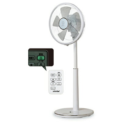 トヨトミ リモコン付リビング扇風機 （5枚羽根）　FS-30GR-W ホワイト リビルト品のサムネイル