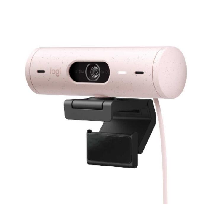 ロジクール ウェブカメラ マイク内蔵 USB-C接続 BRIO 500(Chrome/Mac/Windows11対応) ローズ C940RO [有線]
