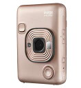 FUJI FILM instax mini LIPLAY BLUSH GOLD ハイブリッドインスタントカメラ